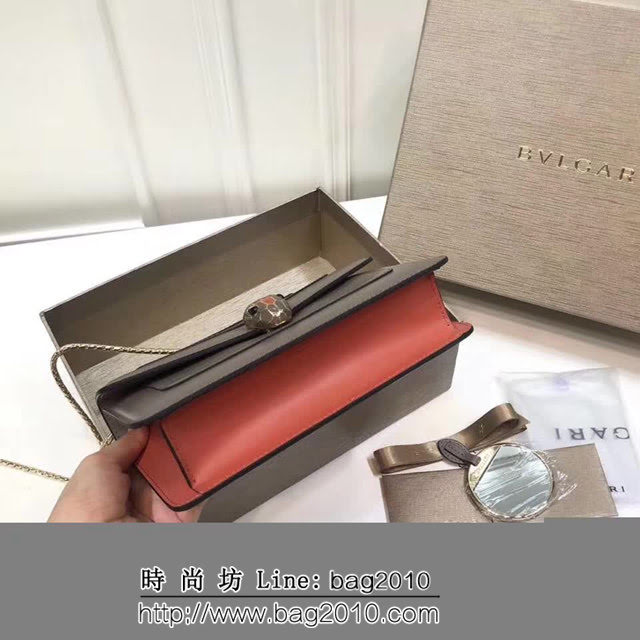 BVLGARI寶格麗 專櫃新款 蛇頭扣環 單層蛇頭包 鏈條單肩斜挎包 B39174 FYD1322